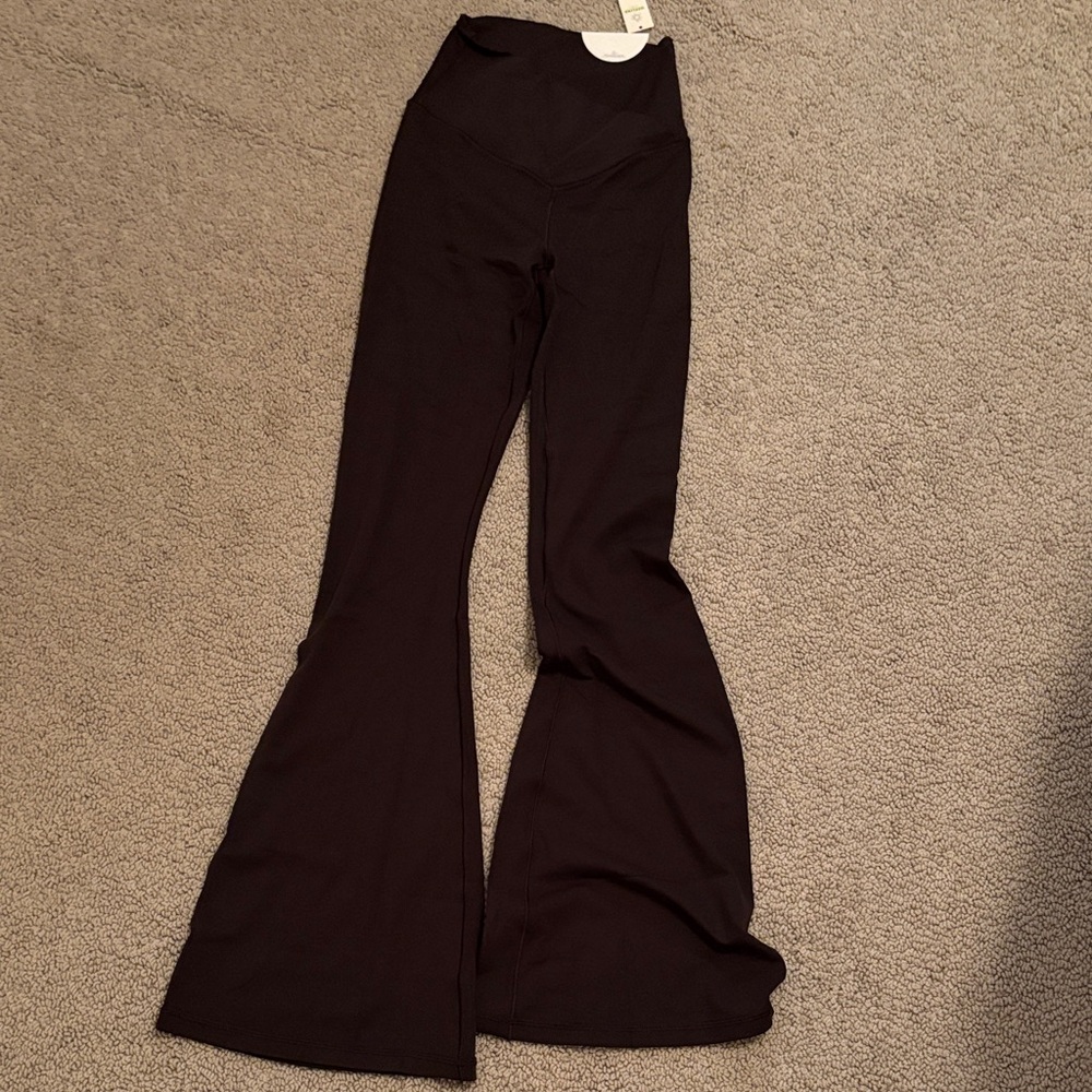 Aerie Brown Flare Leggings
